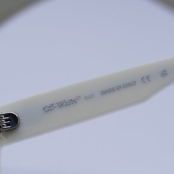 Off-White OERI145 OREGON 0107 Sunglasses White Square Frame, Grey Lenses - Picture 9 of 12